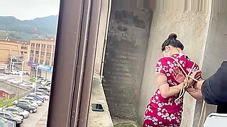 Cheongsam dress girl masturbate